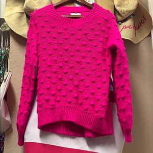 Super Cute & Comfy Hot Pink Sweater